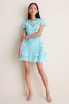 Pool Lina Laced Guipure Mini Dress