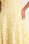 Buttercream Imogen Cotton Lace Bustier Midi Dress