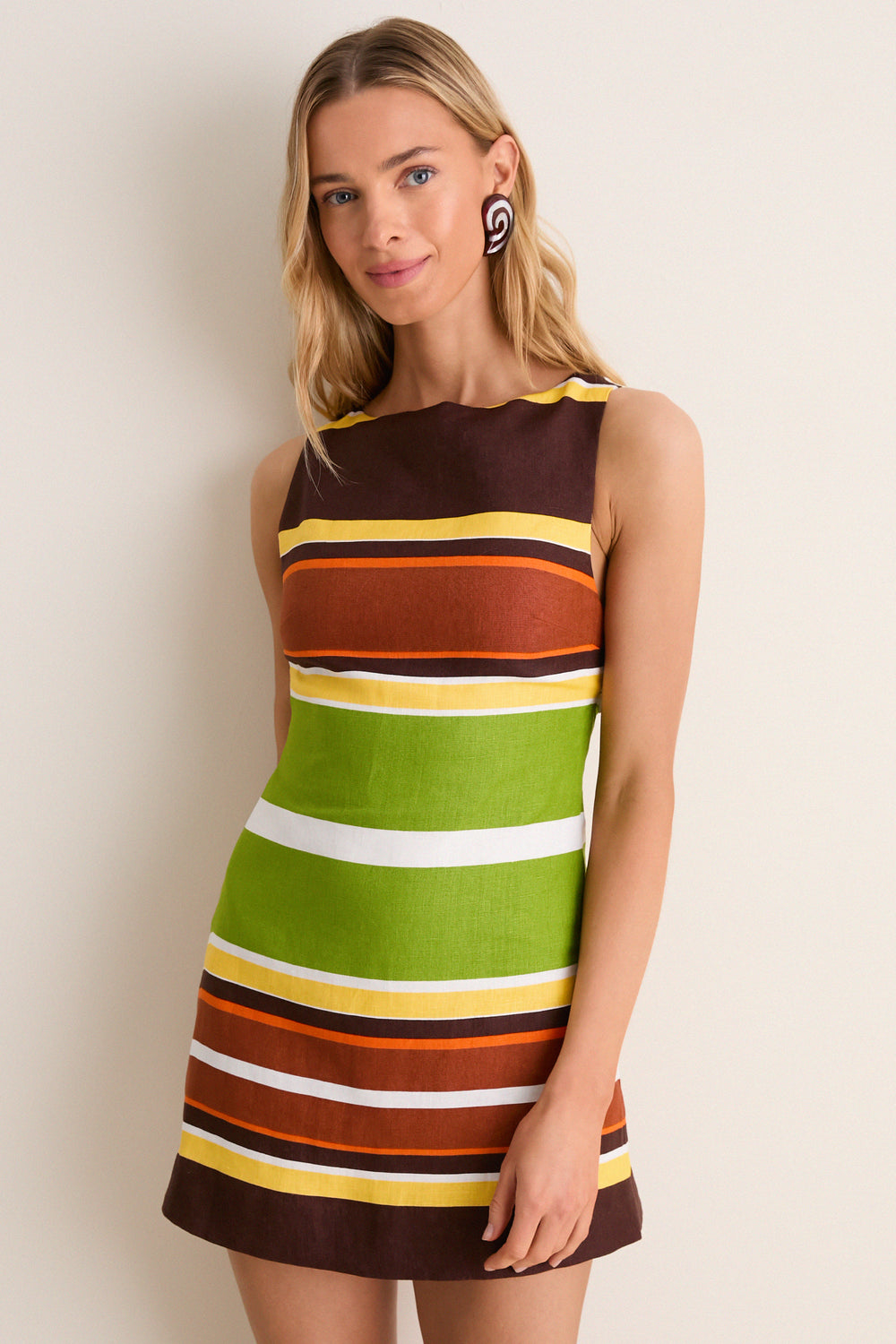 Valencia Stripe Jacie Mini Dress