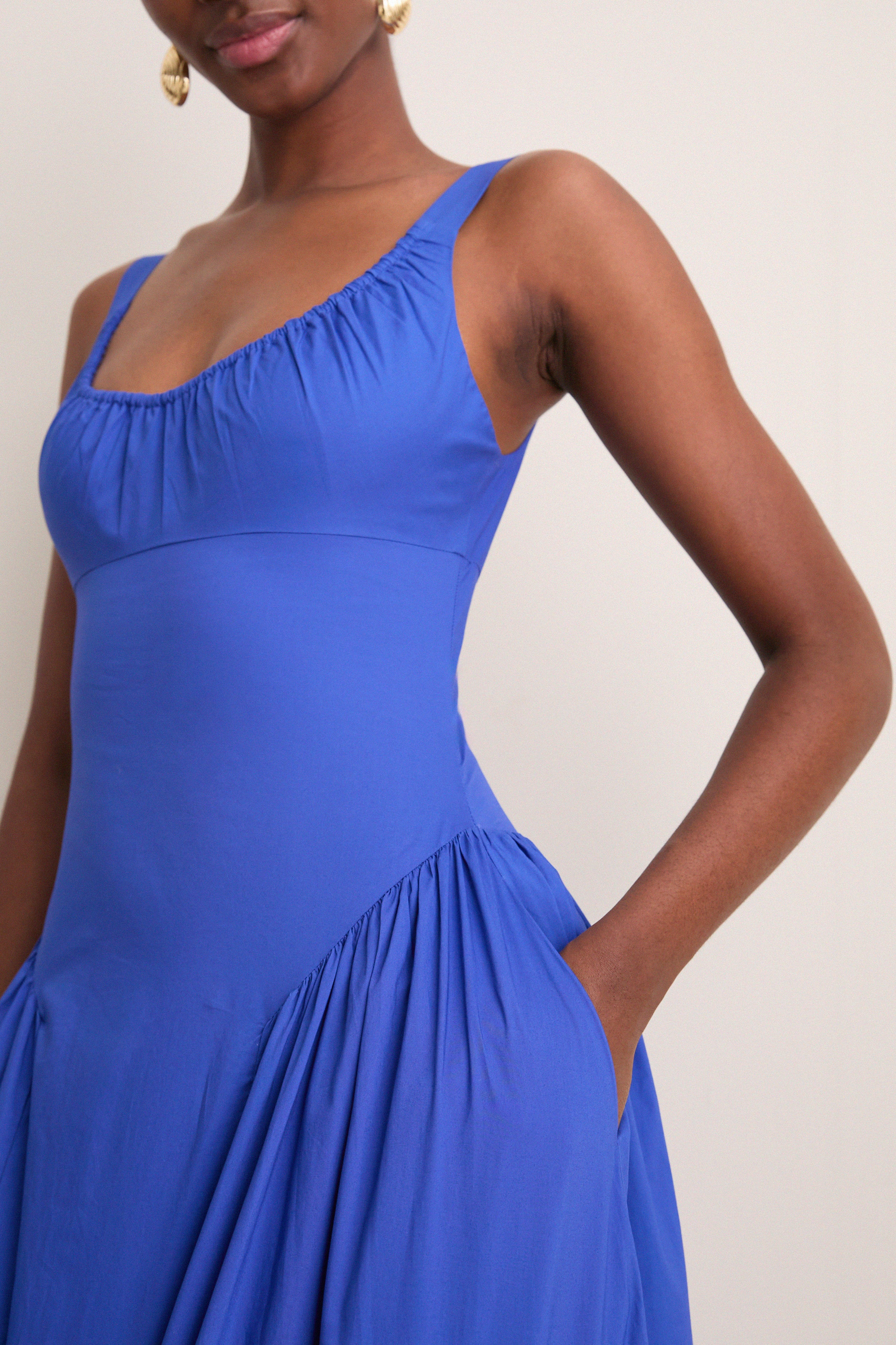 Cobalt Marcella Midi Dress