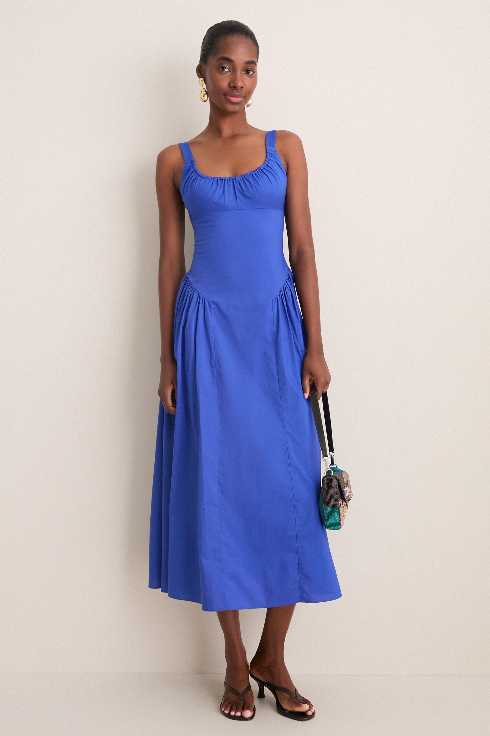 Cobalt Marcella Midi Dress