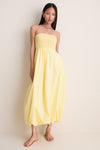 Daffodil Elisa Stripe Lunaire Midi Dress
