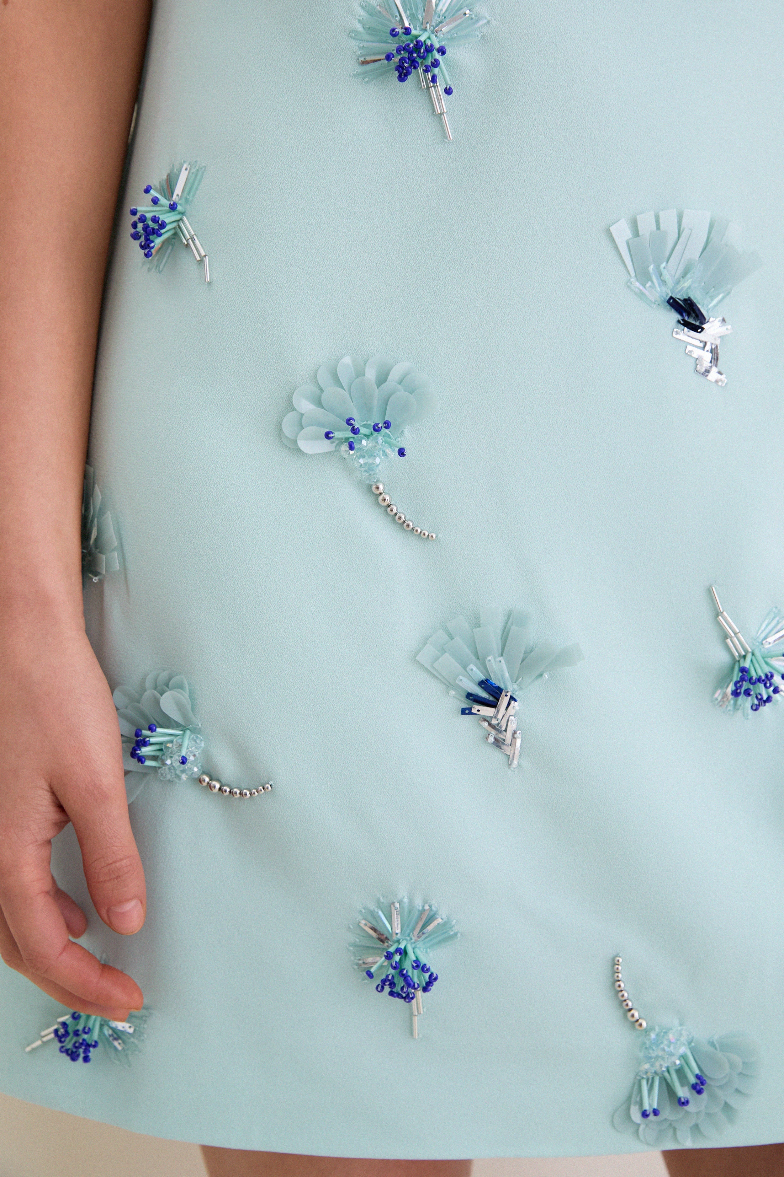 Sky Ella Embellished Mini Dress