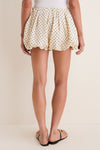 Cream and Black Lola Polka Dot Lucia Shorts