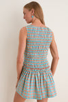 Sofia Check Gala Mini Dress