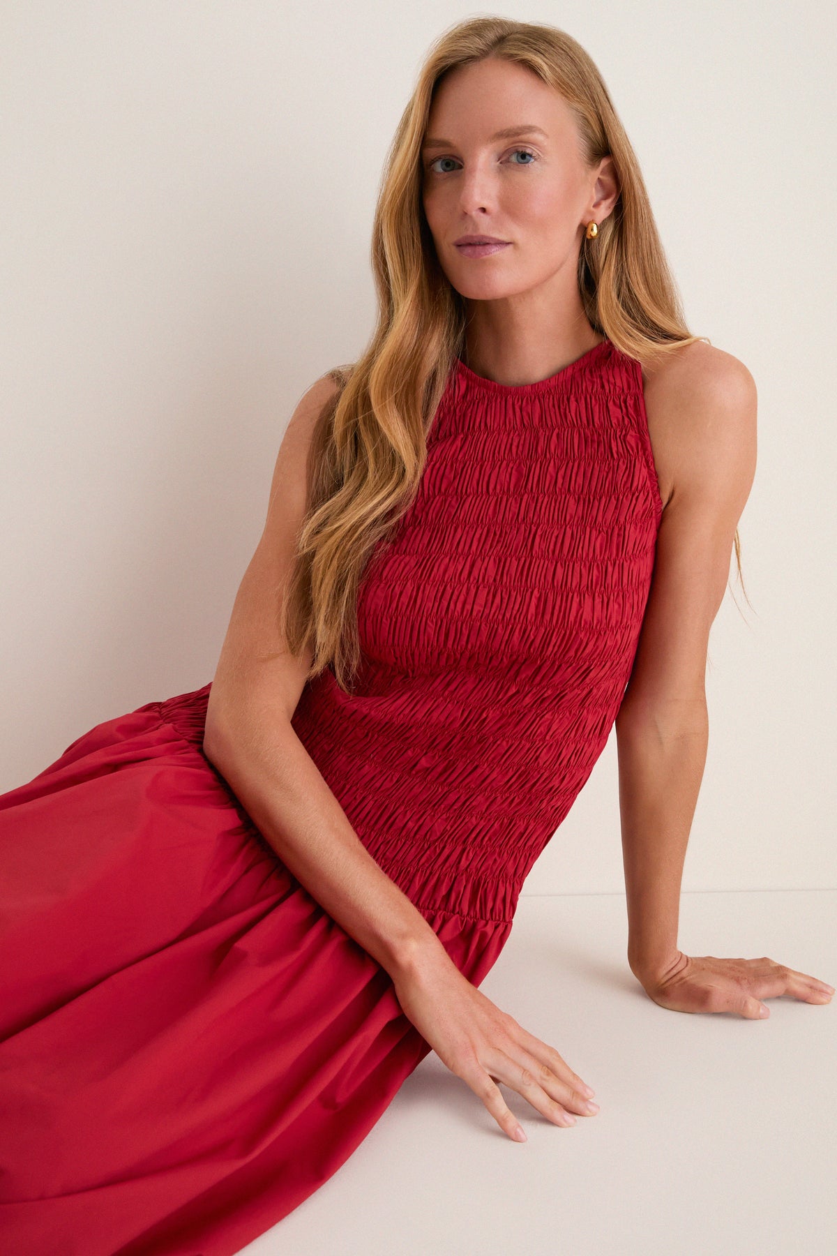red chilli dress Womens Linen Pocket Tunic Dress