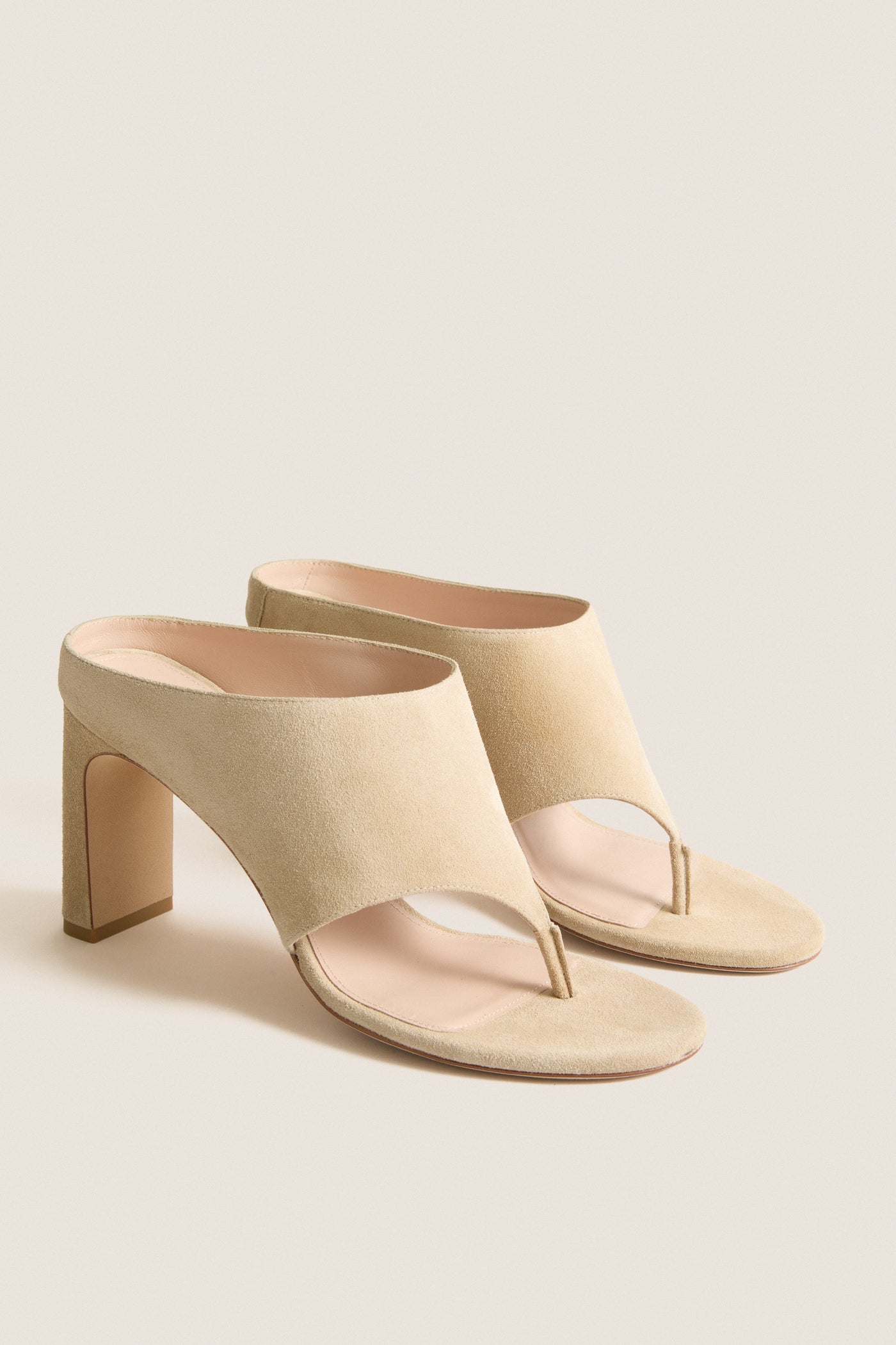 Sea Moss Sport Suede Babette Thong 85 Heels