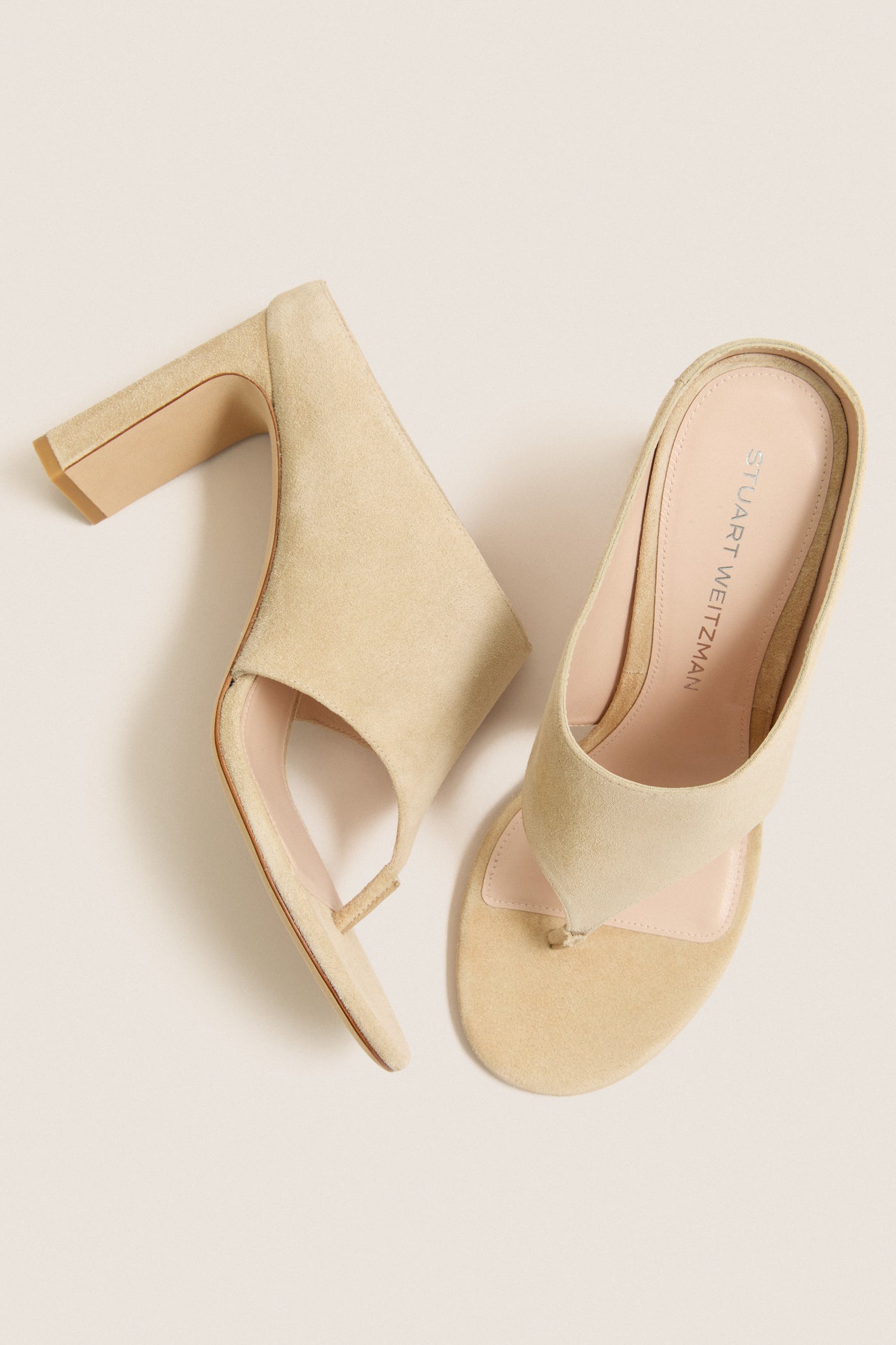 Sea Moss Sport Suede Babette Thong 85 Heels
