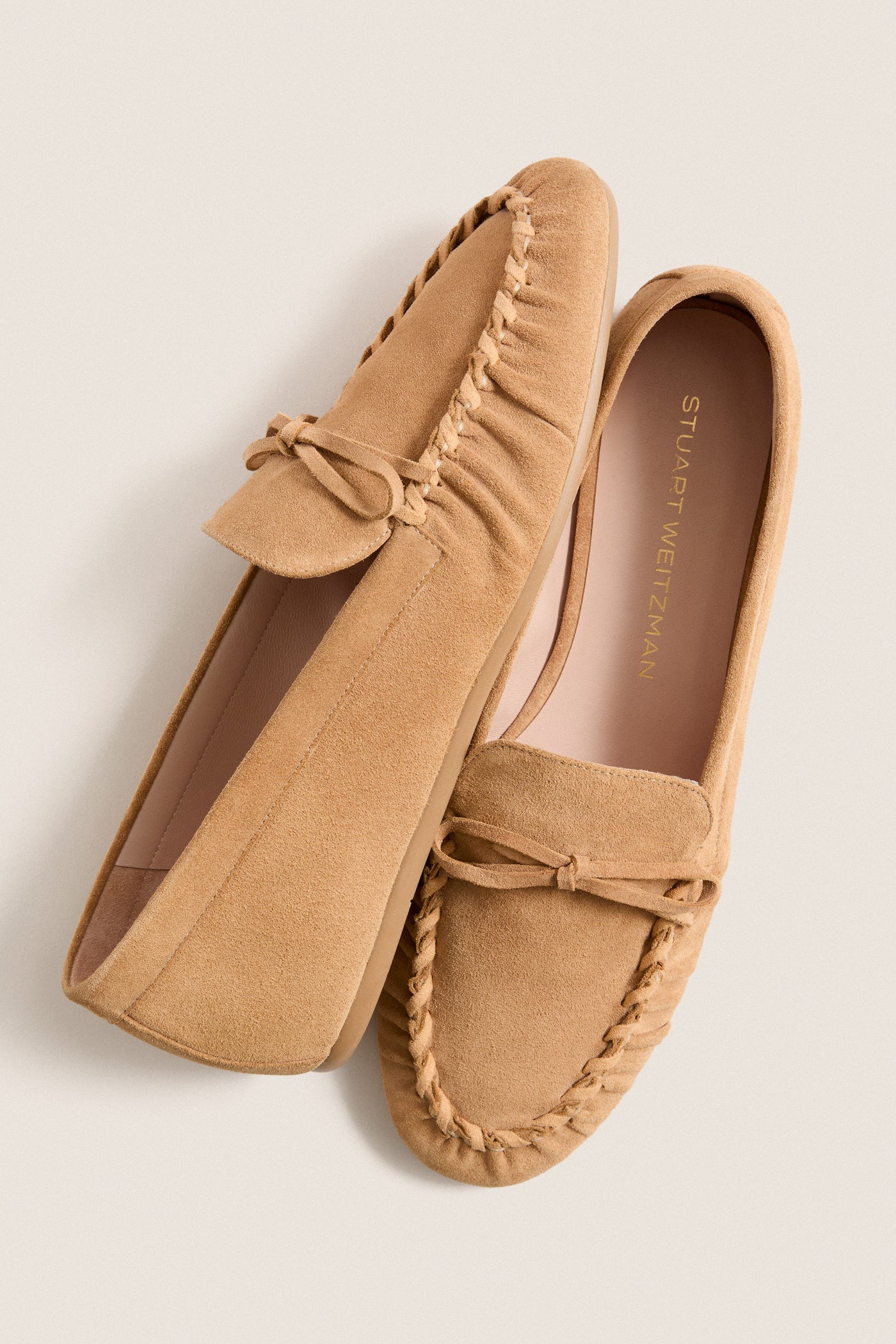 Golden Hour Sport Suede Britt Bow Loafers
