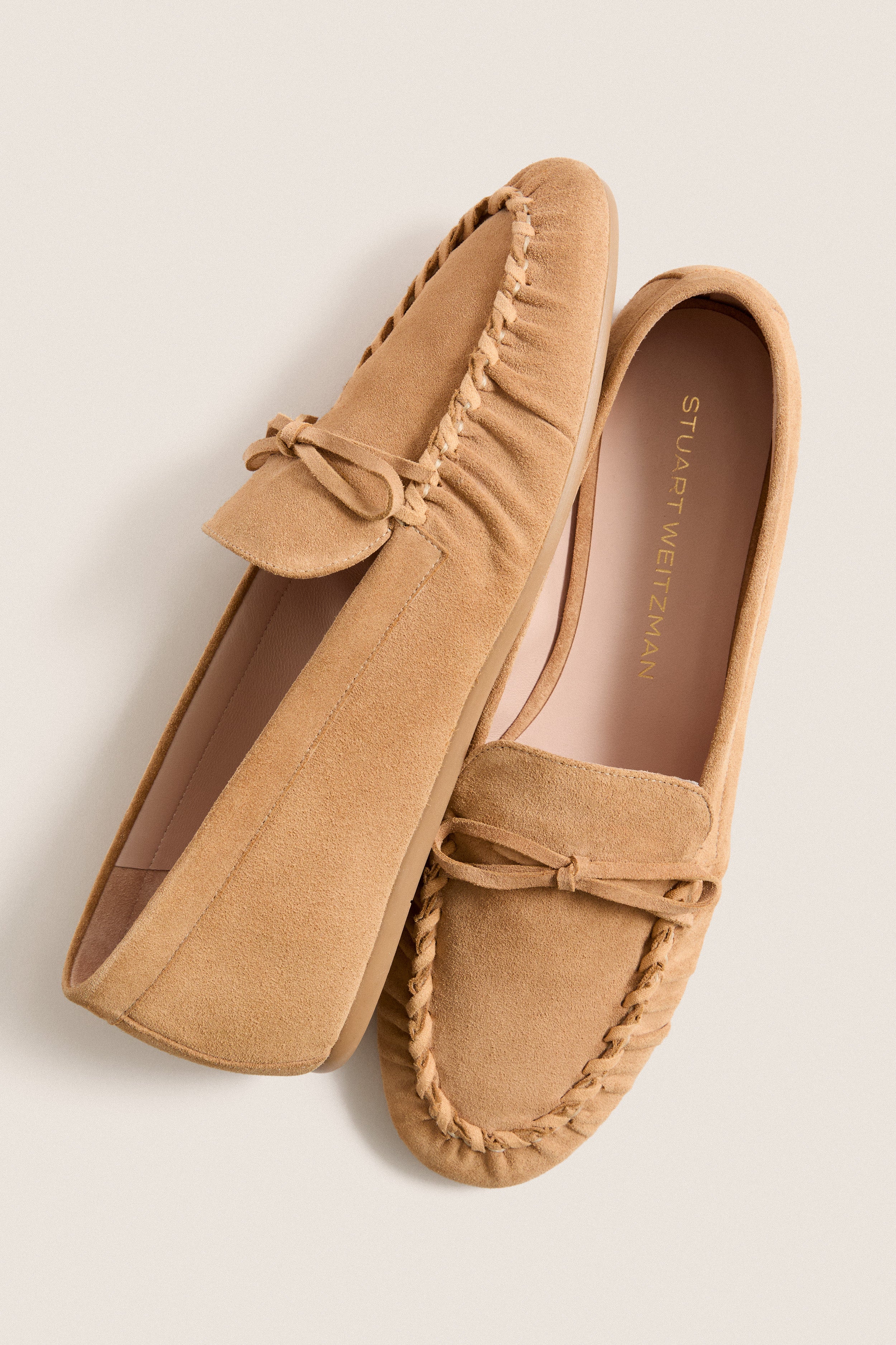 Golden Hour Sport Suede Britt Bow Loafers