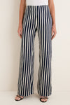 Navy A ti Vamos Embroidered Pants