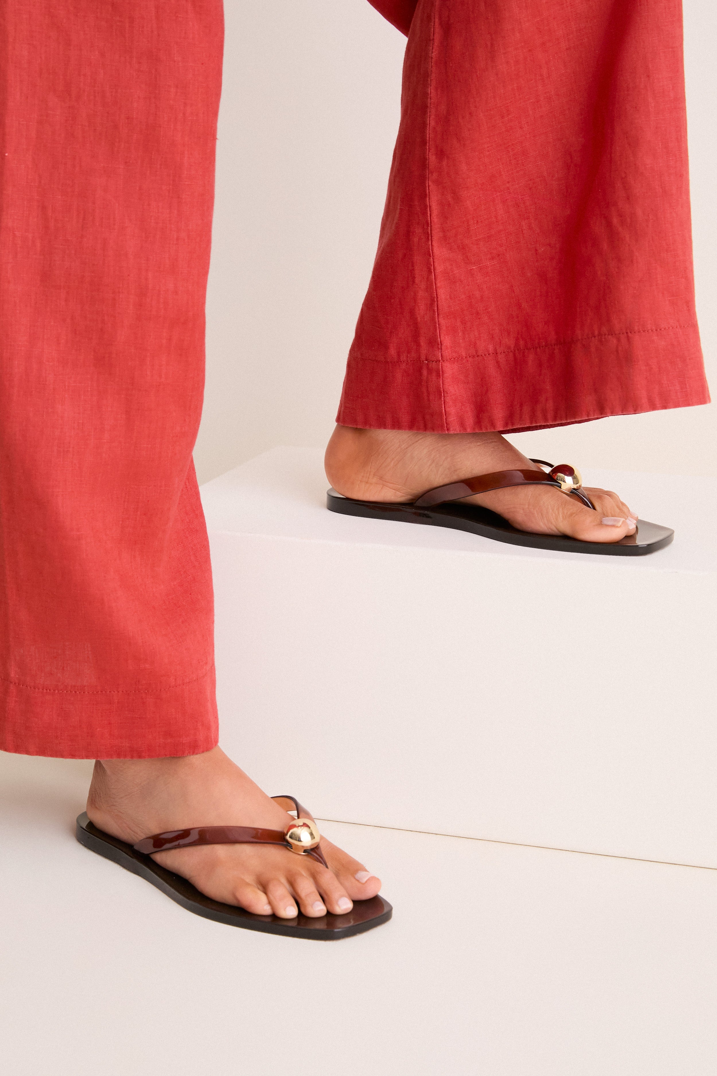 Brown Jelly Jovie Sandals | Loeffler Randall