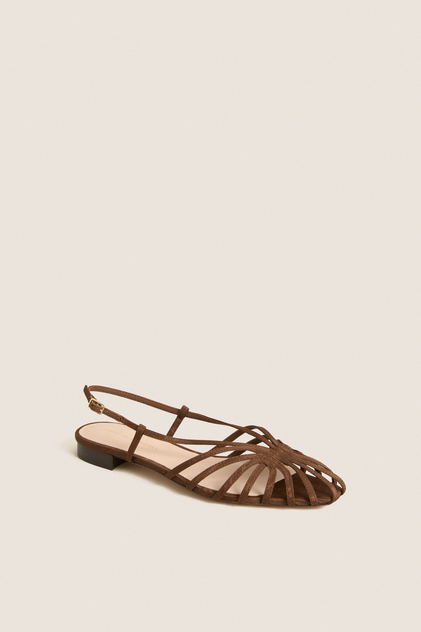 Chocolate Moire Devon Sandals