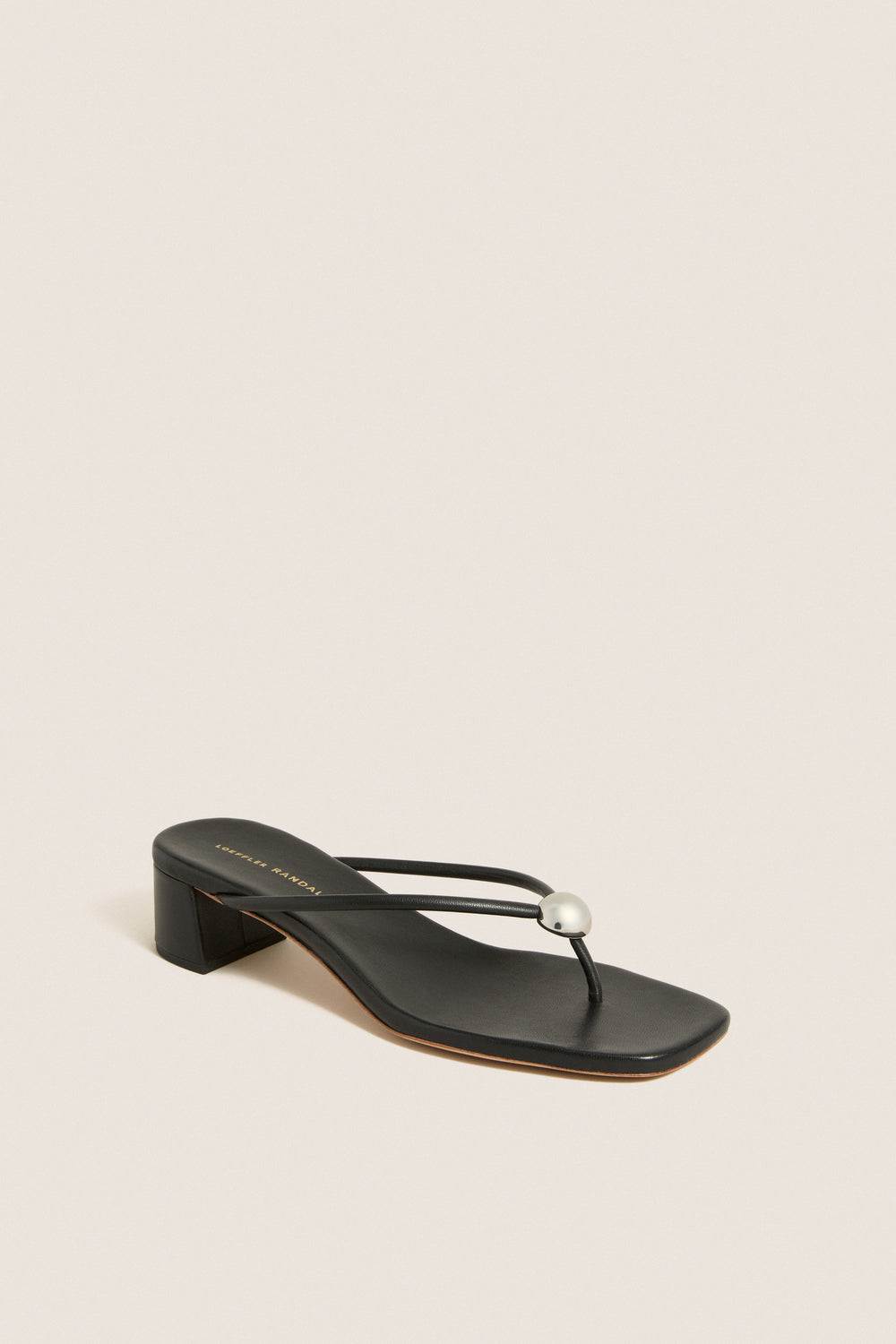 Black Nappa Odessa Sandals
