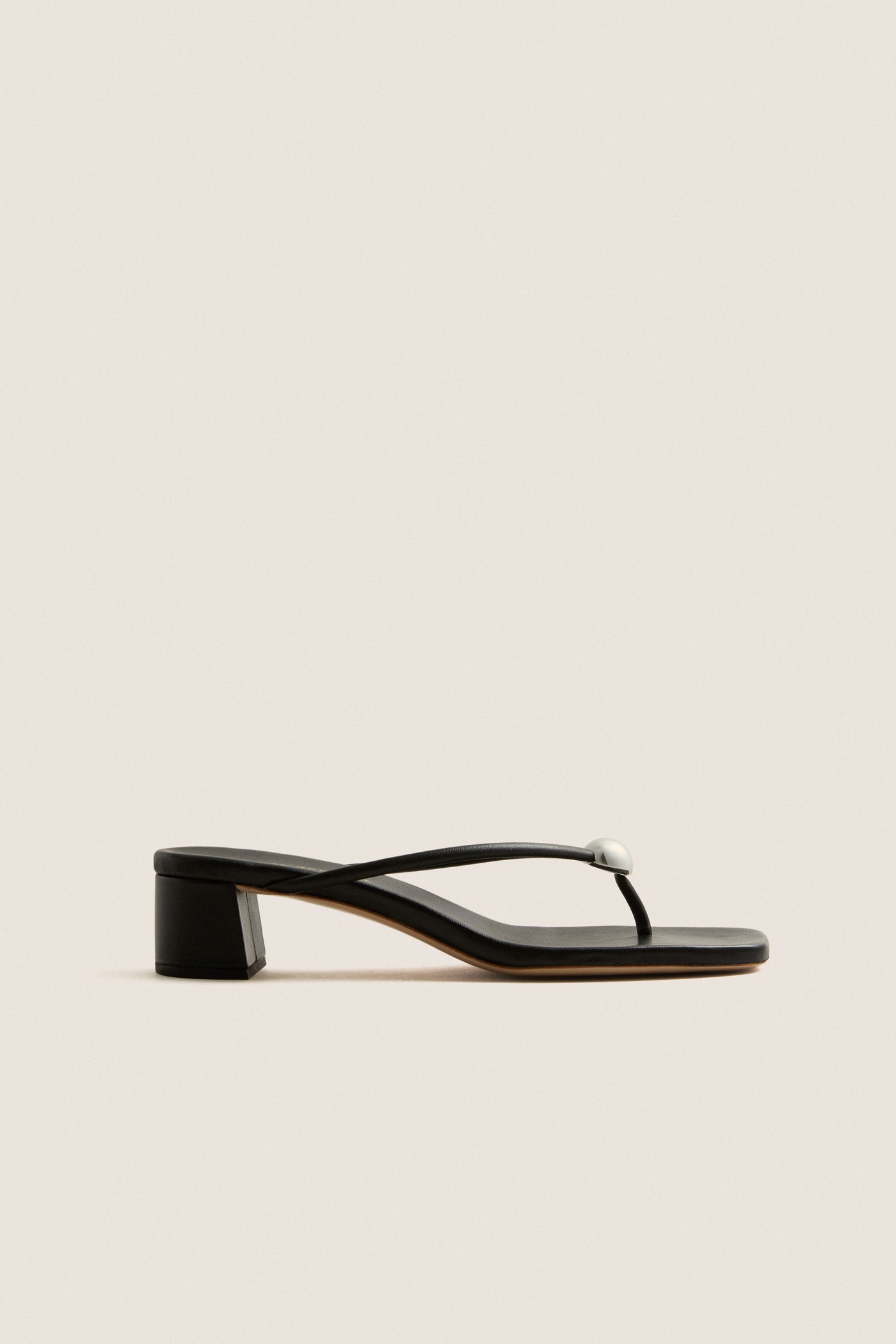Black Nappa Odessa Sandals