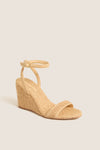 Natural Chunky Raffia Gavi Wedges