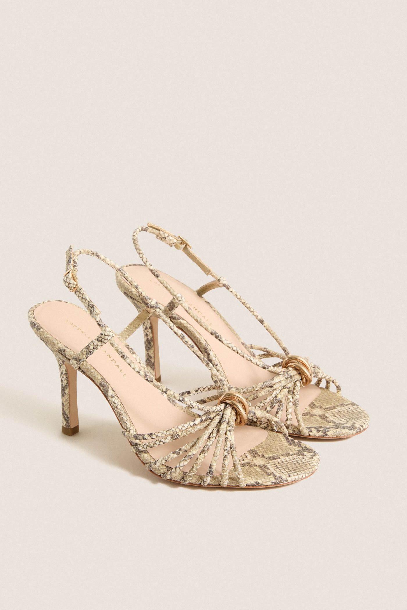Natural Snake Mareka Heels