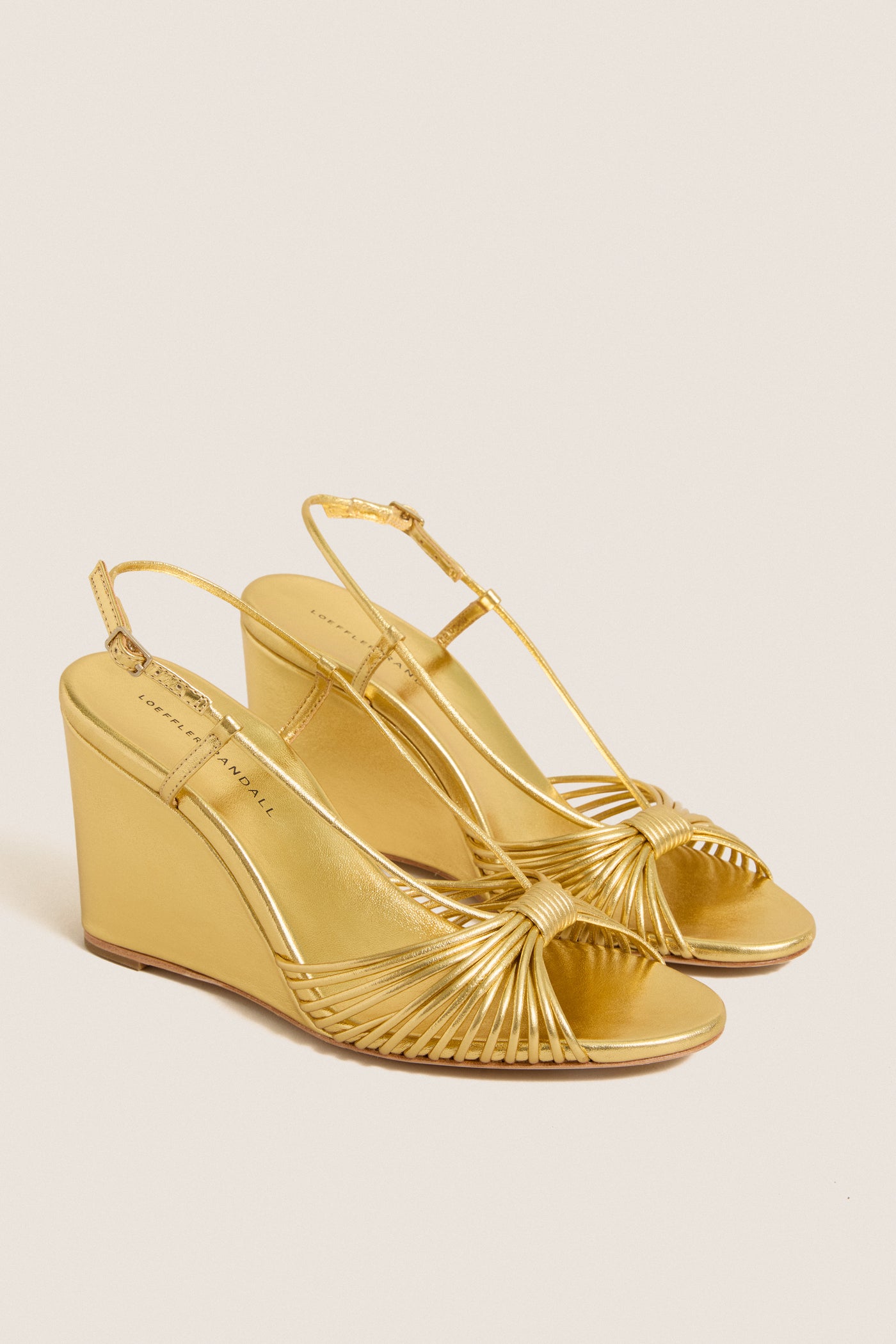Gold Metallic Marren Wedges