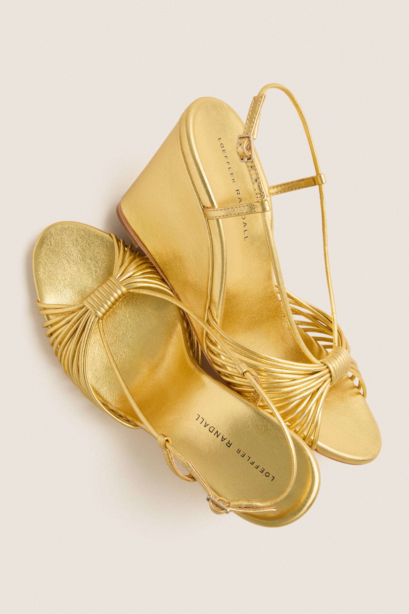 Gold Metallic Marren Wedges