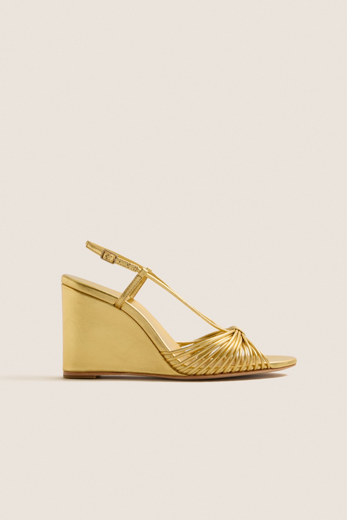 Gold Metallic Marren Wedges