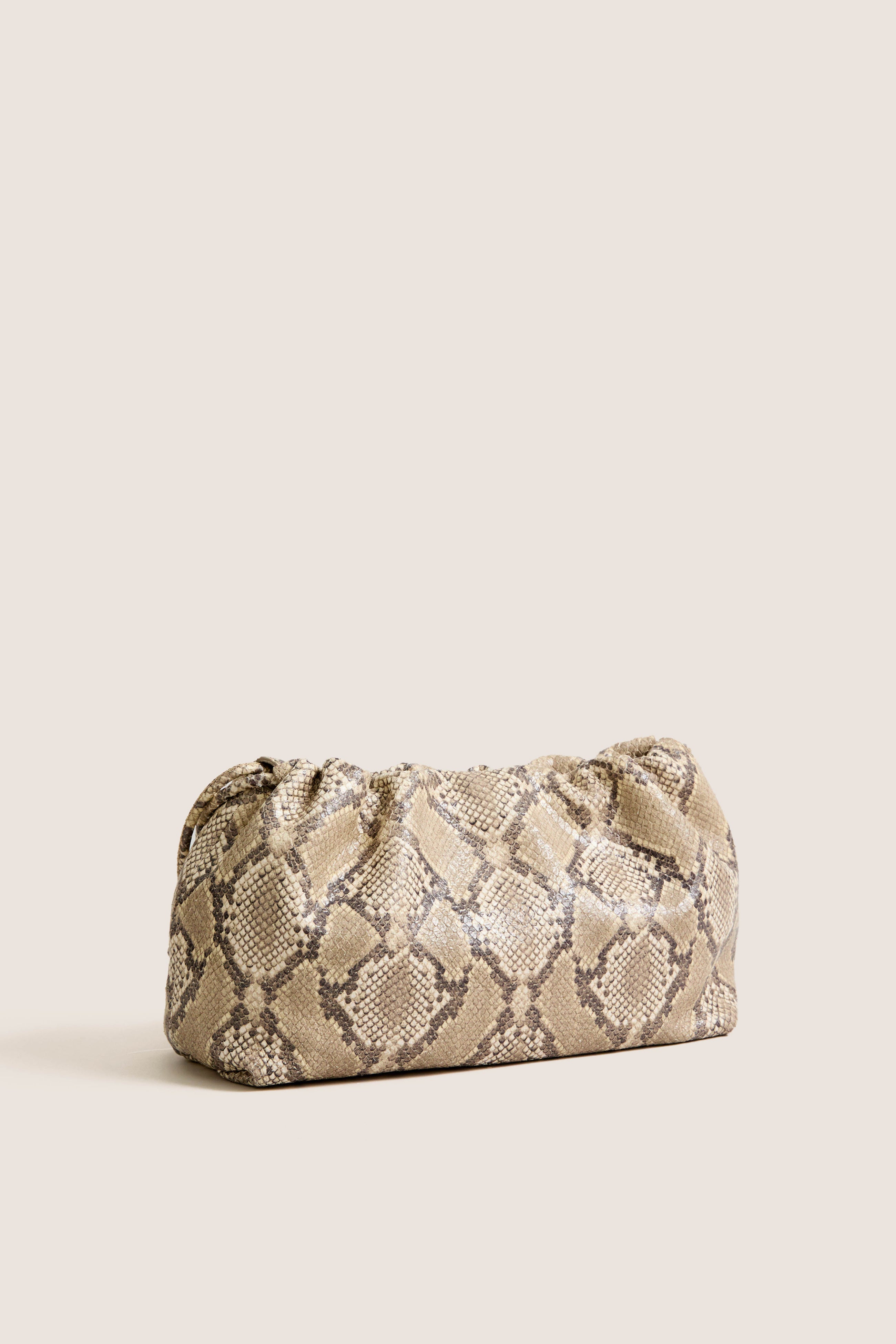 Embossed Snake Leather Kiri Bag