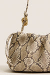 Embossed Snake Leather Kiri Bag