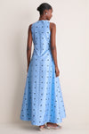 Chambray Blue and Onyx Bennet Sequin Dress