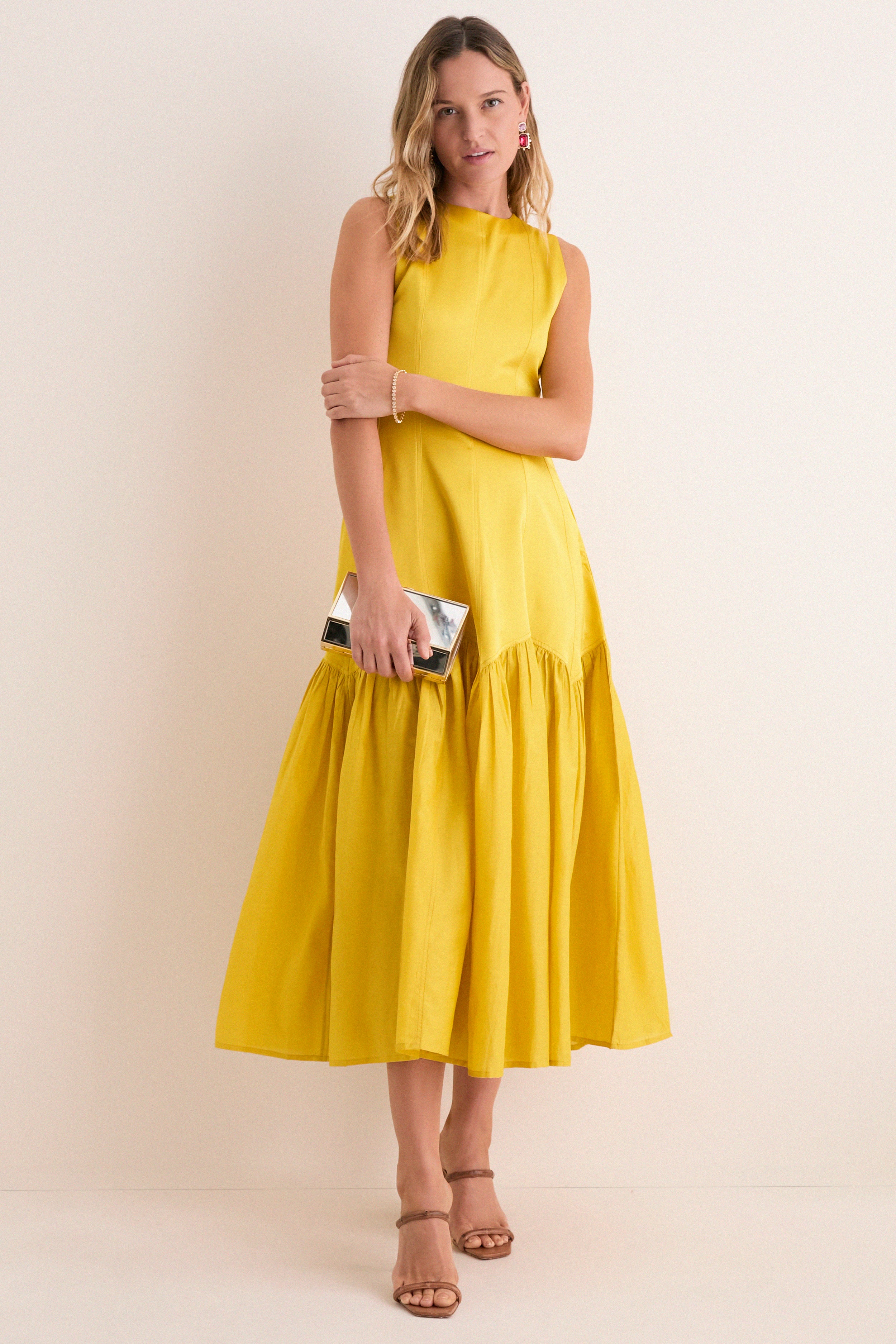Mustard Yellow Nira Dress