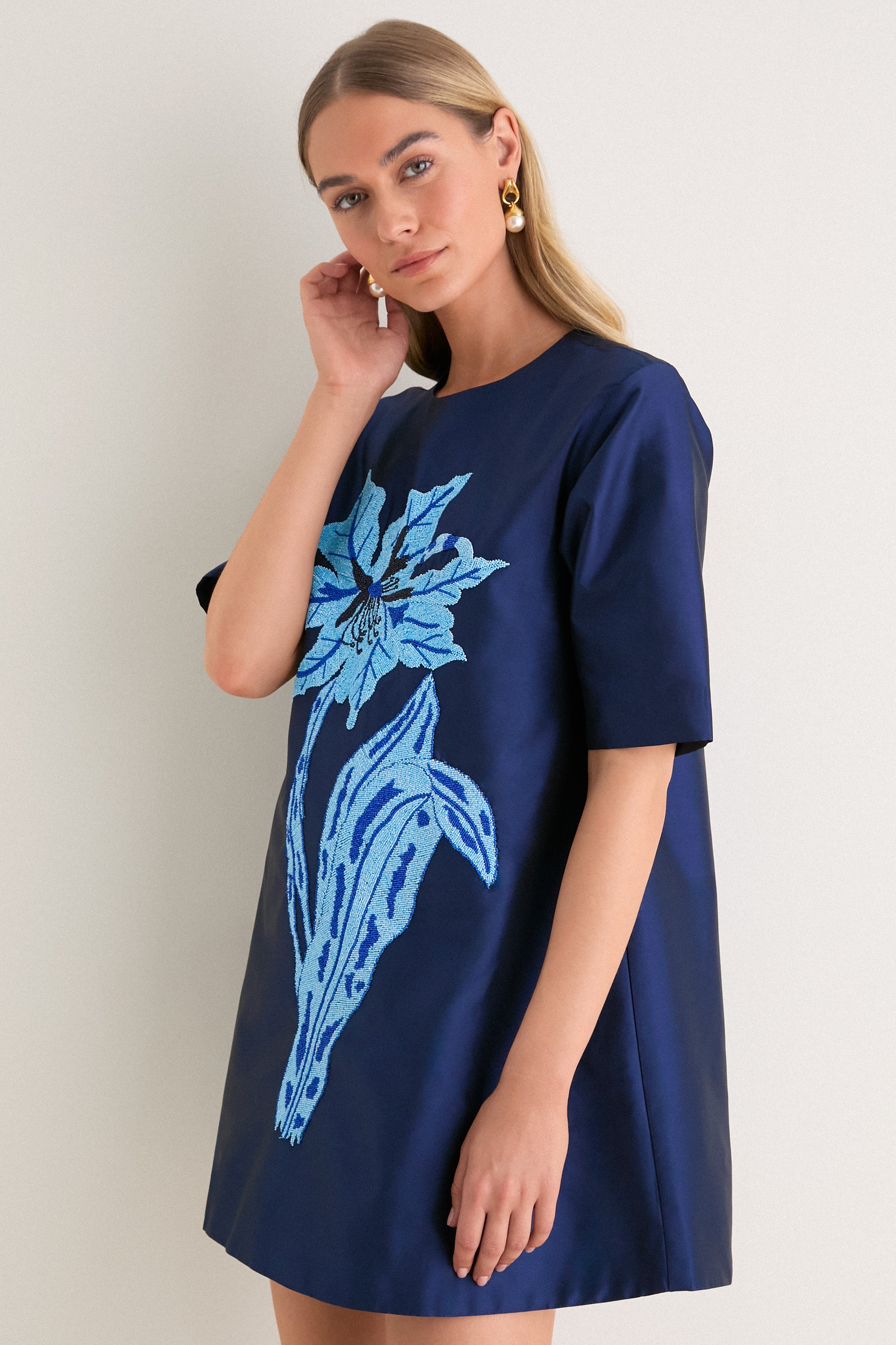 Navy Katya Lilly Dress