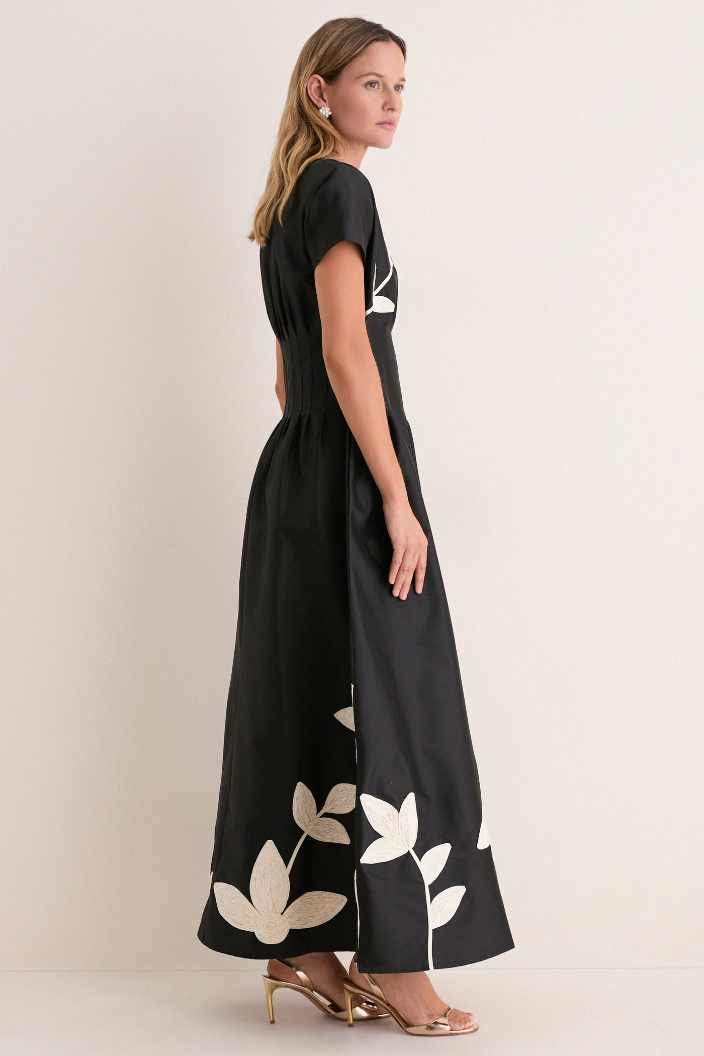 Onyx and Ivory Tape Marvis Maxi Dress | LOVEBIRDS Onyx and Ivory Tape Marvis Maxi Dress | LOVEBIRDS