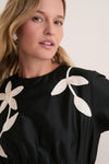 Onyx and Ivory Tape Marvis Maxi Dress