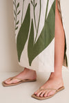 Cocobutter Square Toe Lily Flip Flops