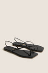 Licorice Square Toe Millie Sandals