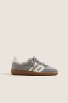 Sea White Teddy Sneakers