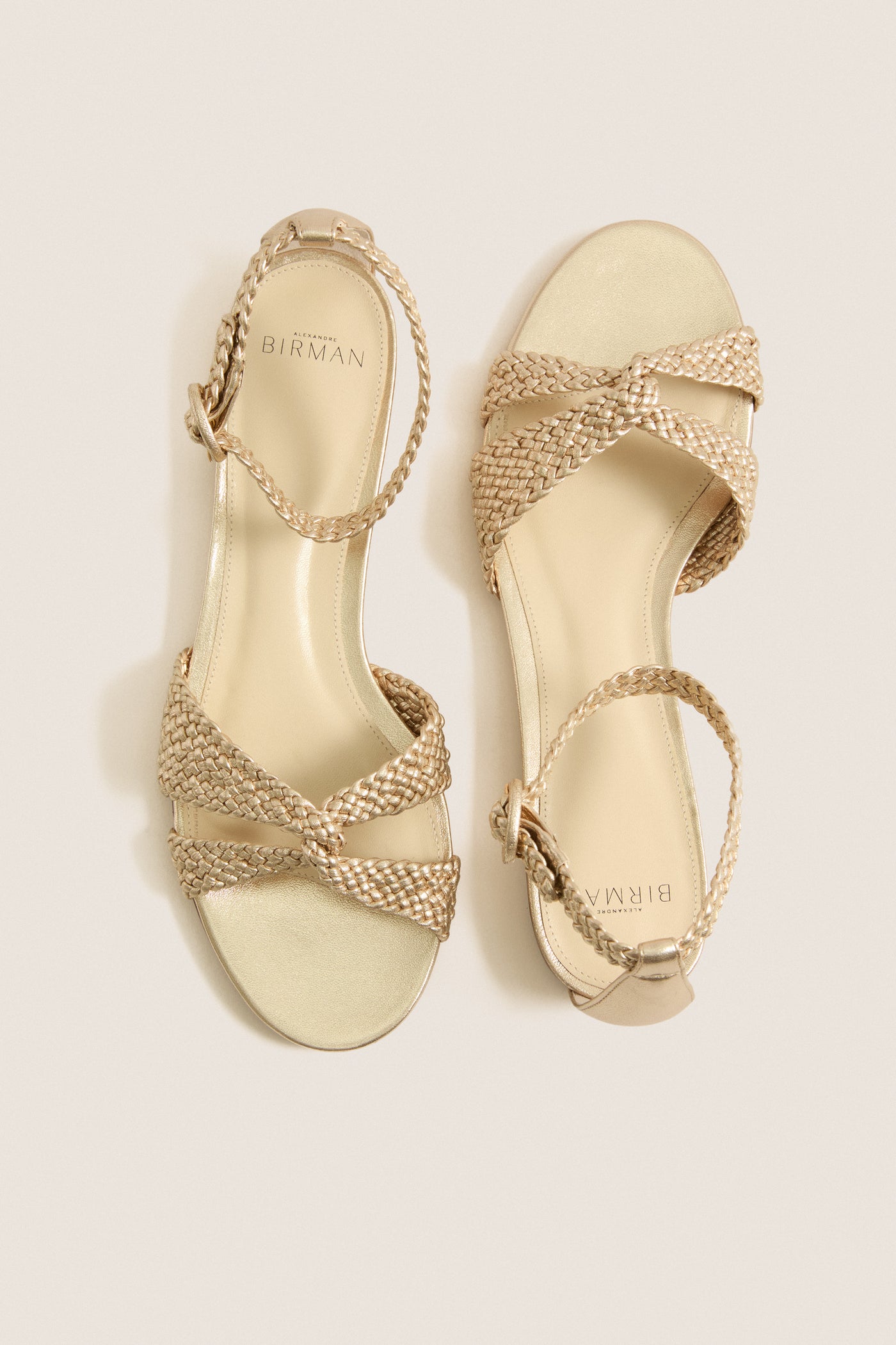 Golden Sabrina Flat Sandals