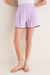 Exclusive Purple Oxford Shorts