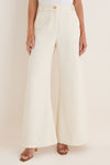 Textured Ivory Linnea Trouser