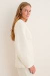 Textured Ivory Belora Jacket