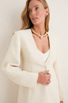 Textured Ivory Belora Jacket