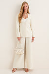 Textured Ivory Belora Jacket