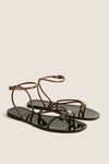 Chocolate Kenley Vinyl Sandals