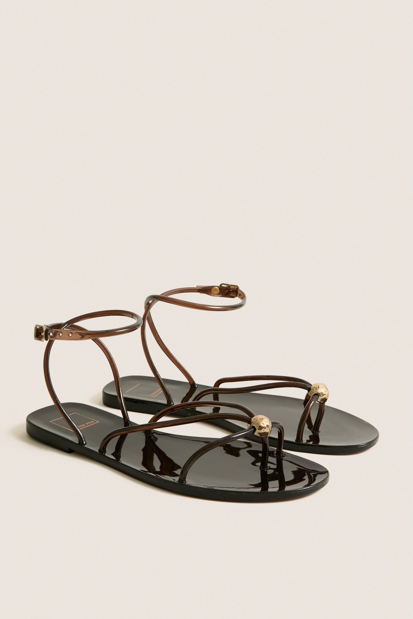 Chocolate Kenley Vinyl Sandals