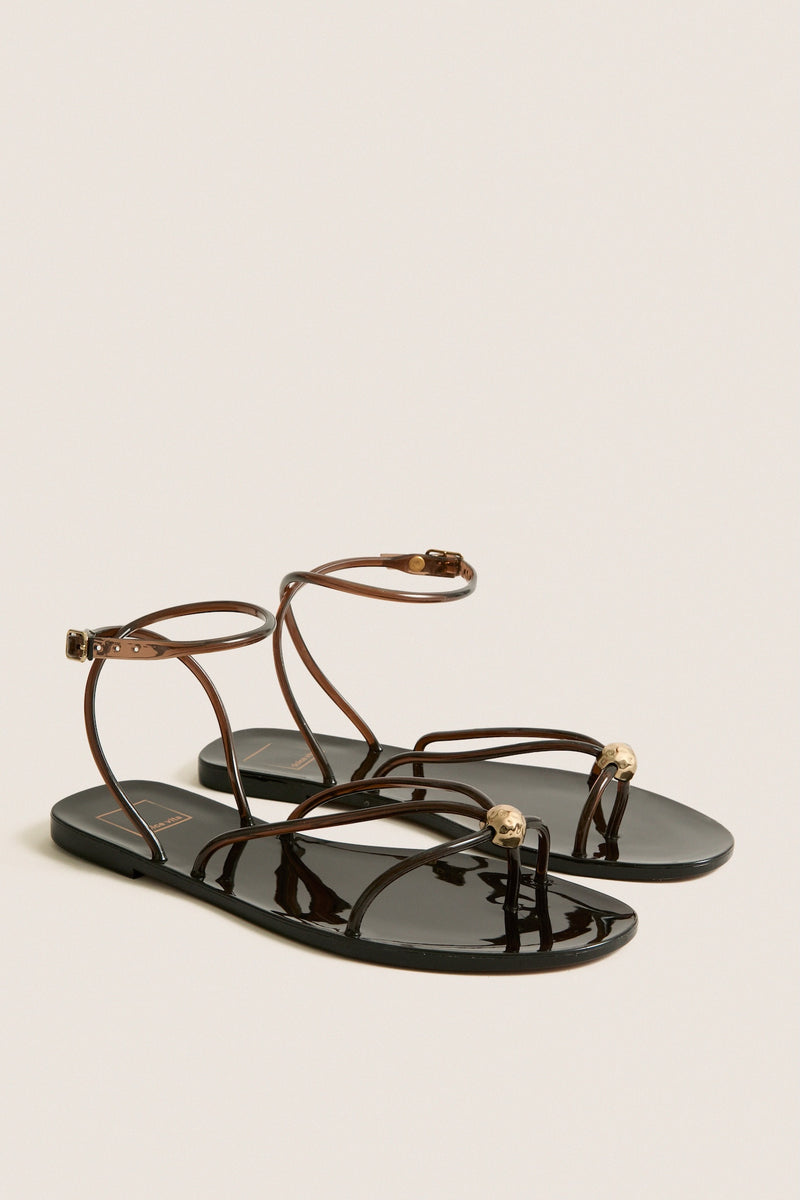 Chocolate Kenley Vinyl Sandals