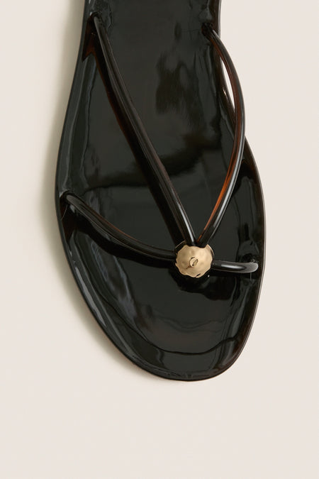 Chocolate Kenley Vinyl Sandals