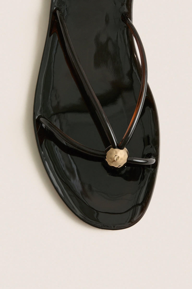 Chocolate Kenley Vinyl Sandals