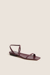 Bordeaux Kidskin Delice Sandals
