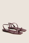 Bordeaux Kidskin Delice Sandals