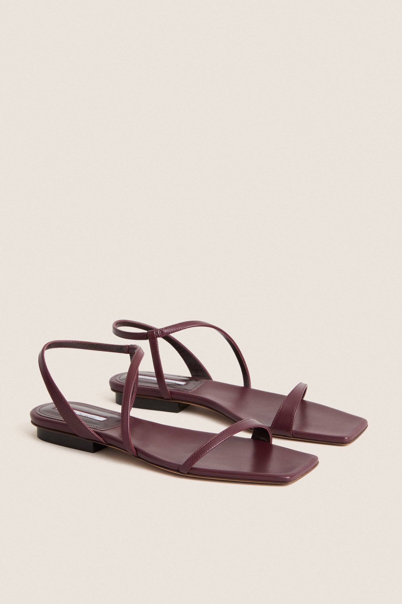 Bordeaux Kidskin Delice Sandals