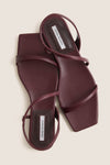 Bordeaux Kidskin Delice Sandals