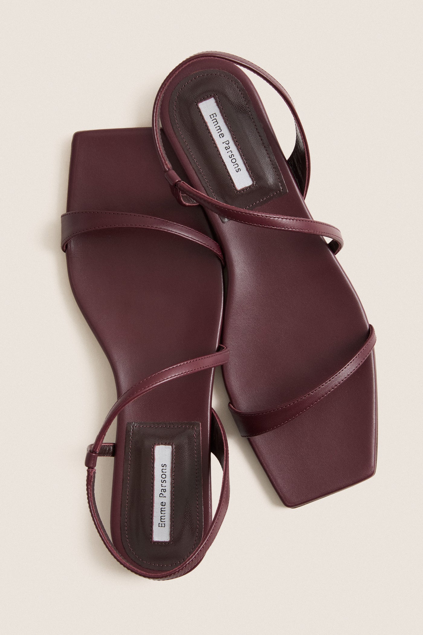 Bordeaux Kidskin Delice Sandals